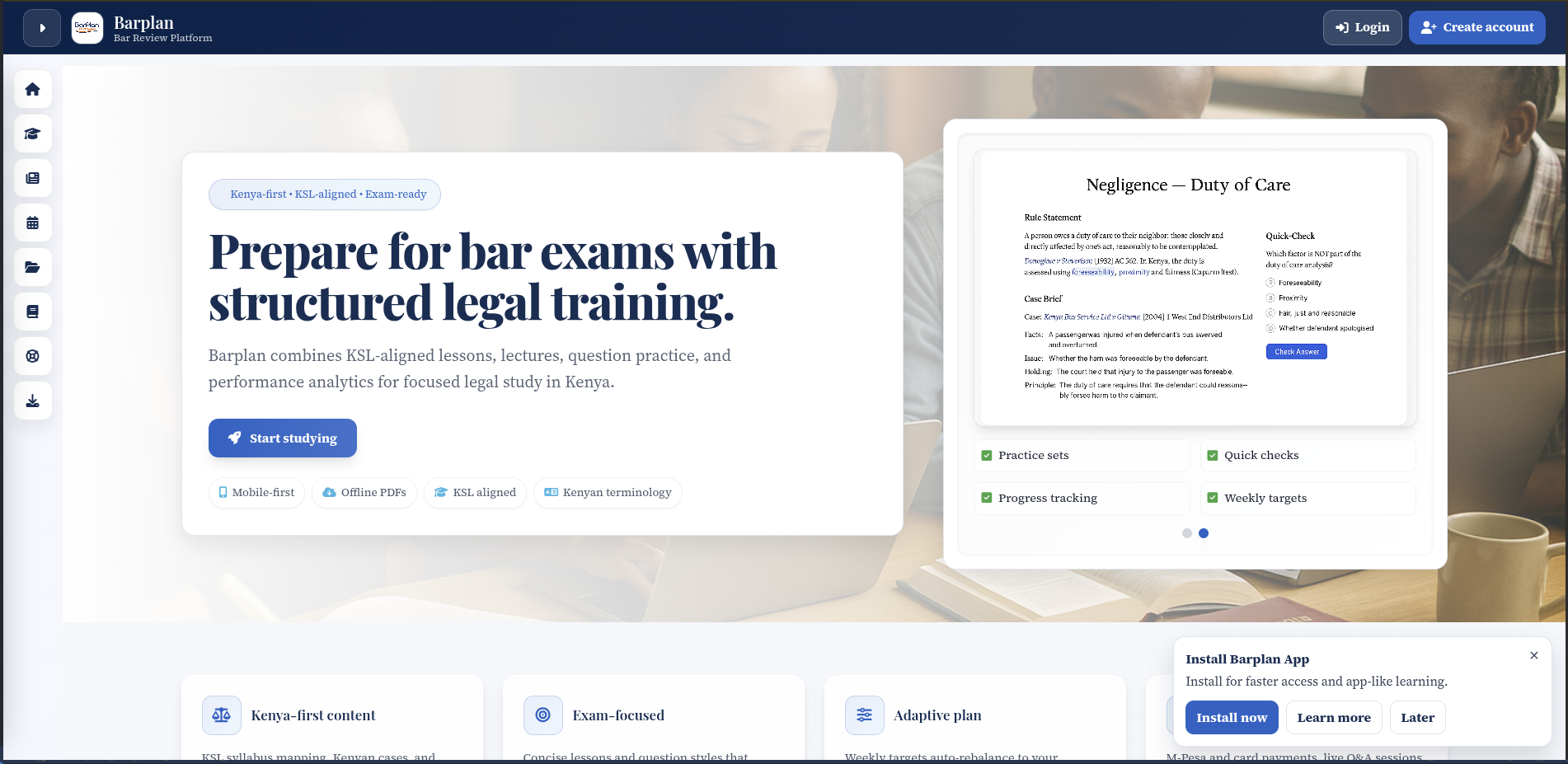 Legal Education Platform